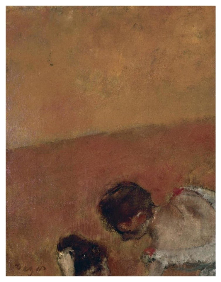 "Danseuses Montant Un Escalier (left)" Paper Print by Edgar Degas, 20"x26"
