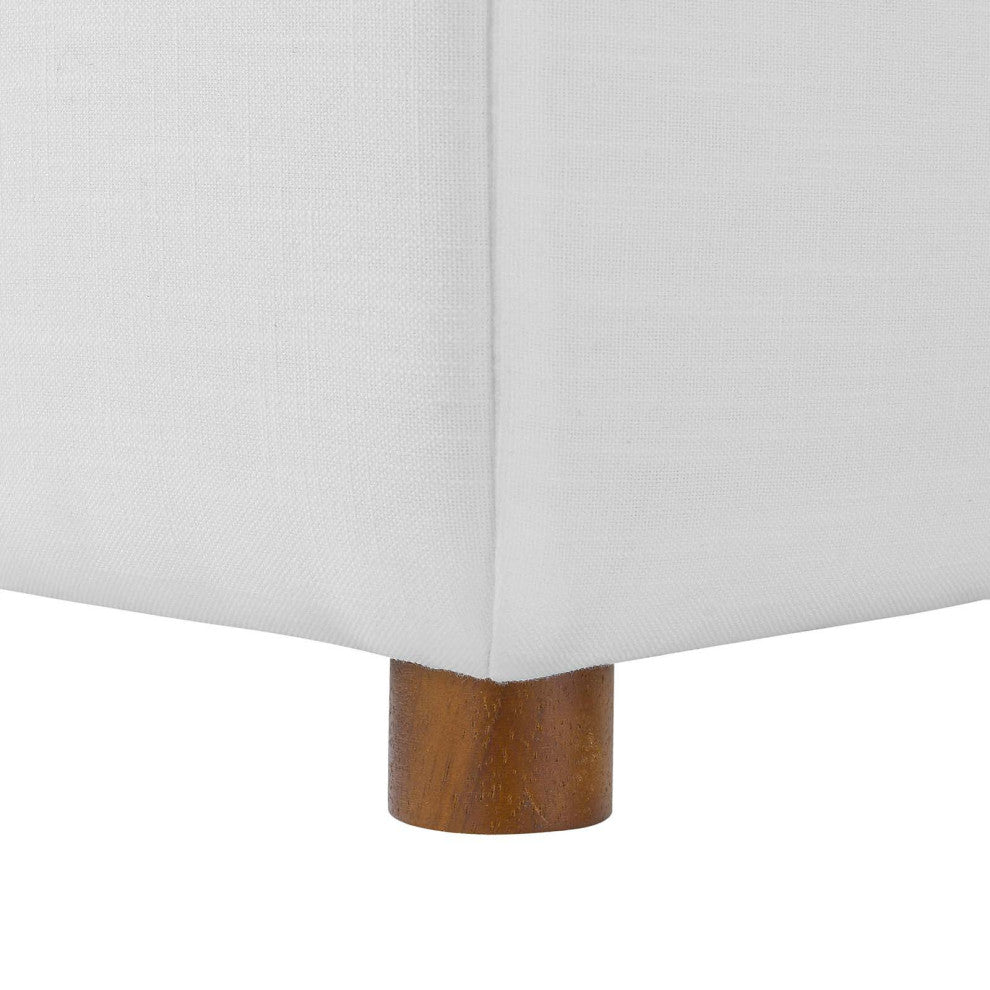 Modular Sectional Deep Sofa Set, White, Fabric, Modern, Lounge Cafe Hospitality