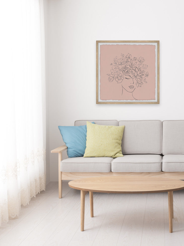 "Wild Influence" Framed Painting Print, 32x32