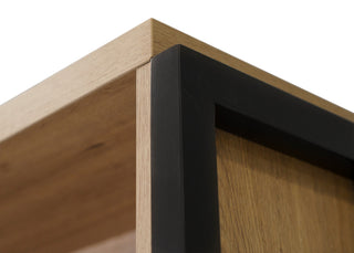 Modern Open Wood Laminate Bookcase, Fully Assembled, Light Brown