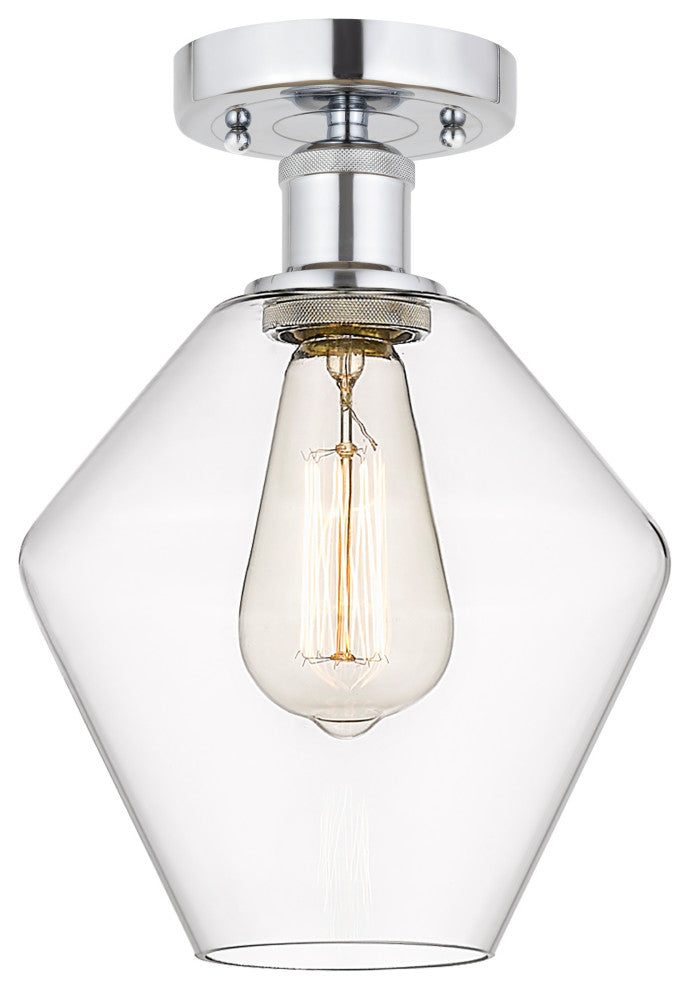 Innovations 616-1F-PC-G652-8 Cindyrella 1 Light Semi-Flush Mount Polished Chrome