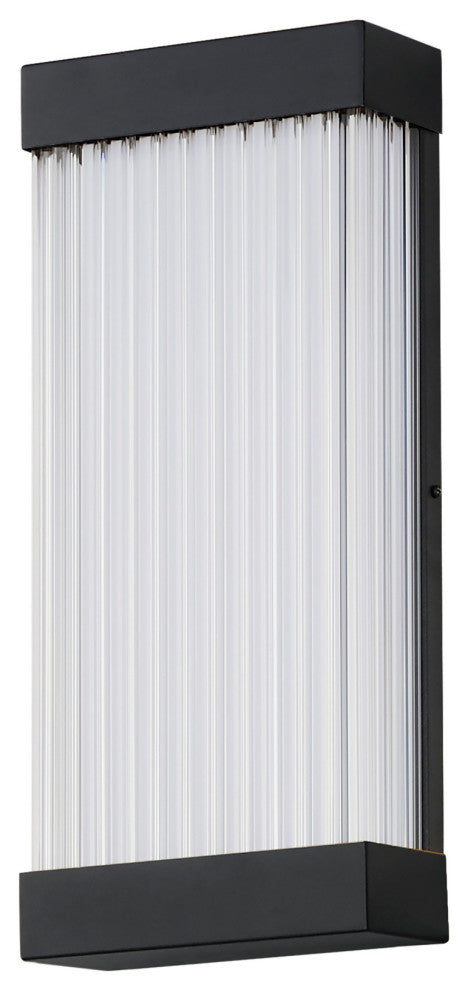 ET2 E30232-122 Acropolis 18" Tall LED Outdoor Wall Sconce - Black