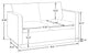 LeisureMod Nervo Modern Leather Loveseat With Gold Base, White