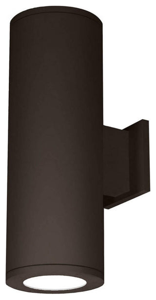WAC Lighting Tube 8" LED Double Sided Wall Light Up & Down Beam 3K in Bronze