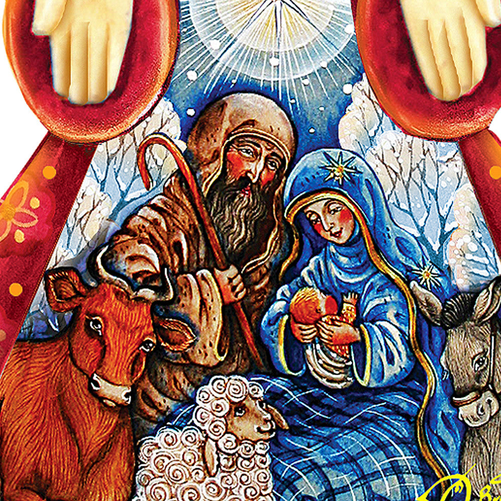 Nativity Christmas Angel Door Hanger
