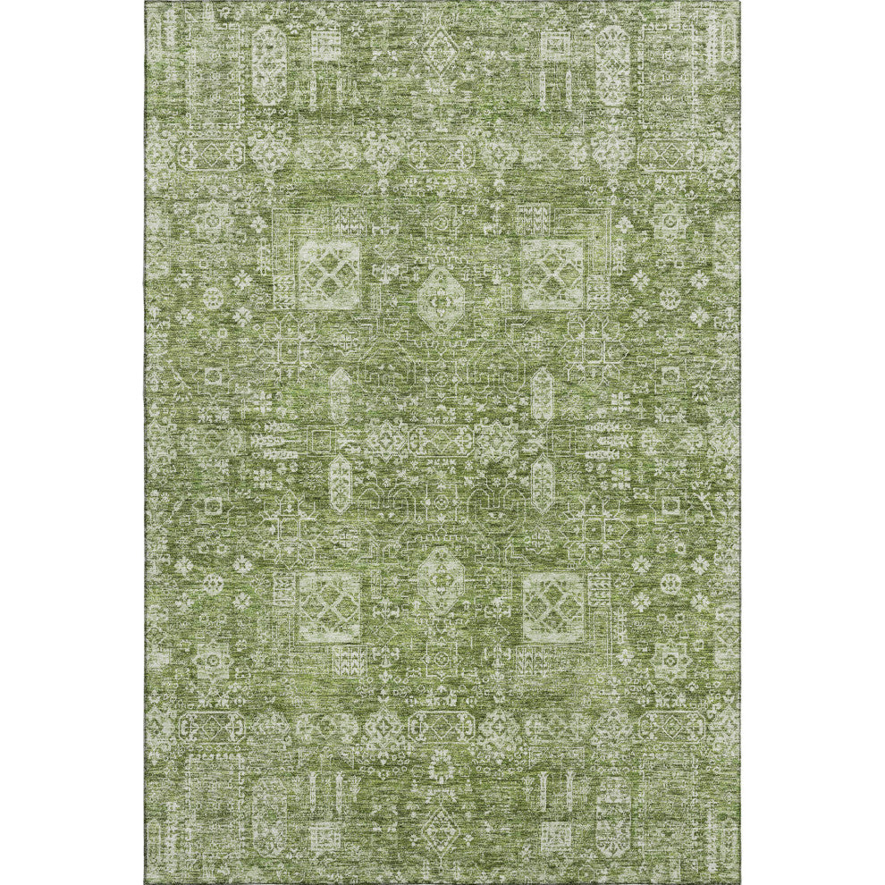 Premium Machine Washable Mayfield AMF637 Aloe 5' x 7'6" Rug