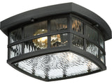 Stonington 2-Light Outdoor Lantern, Mystic Black