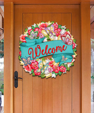 Flowers Summer Wreath Decor