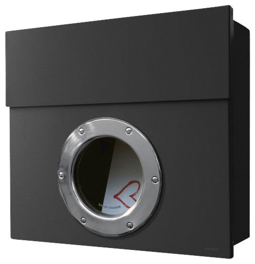 Letterman 1 Mailbox, Black