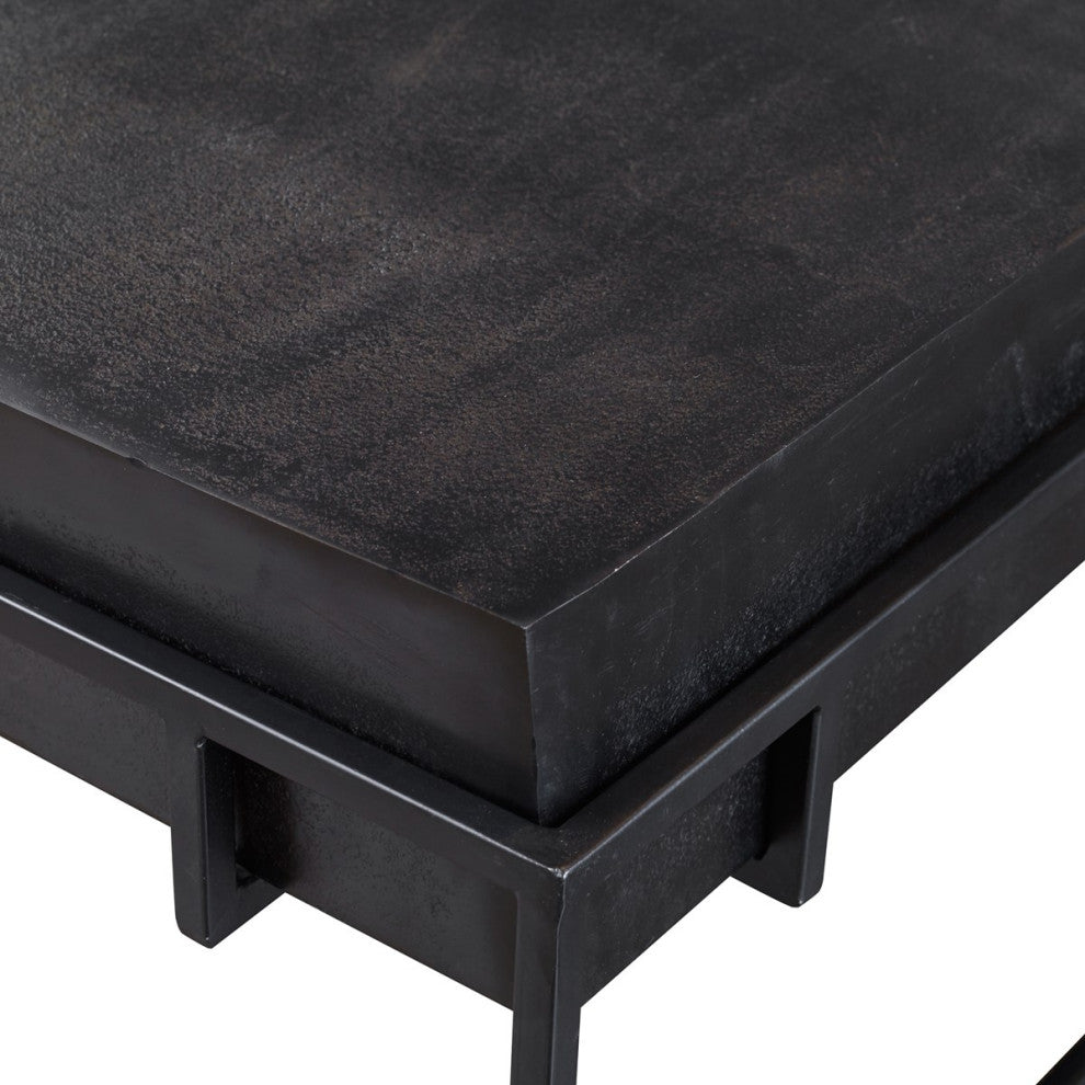 Uttermost Telone Modern Black Coffee Table 25111