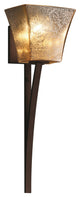 Fusion Sabre 1-Light Wall Sconce, Square Flared, Mercury Glass Shade