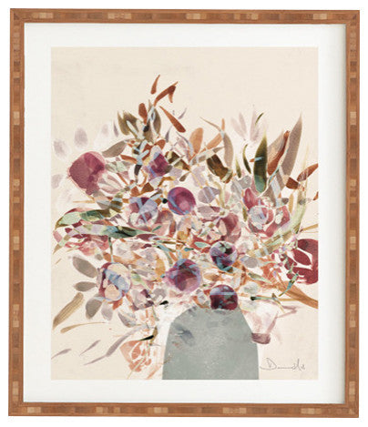 Dan Hobday Art Blooms 1 Framed Wall Art, 14x16.5"