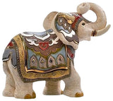 White Indian Elephant Ceramic Sculpture