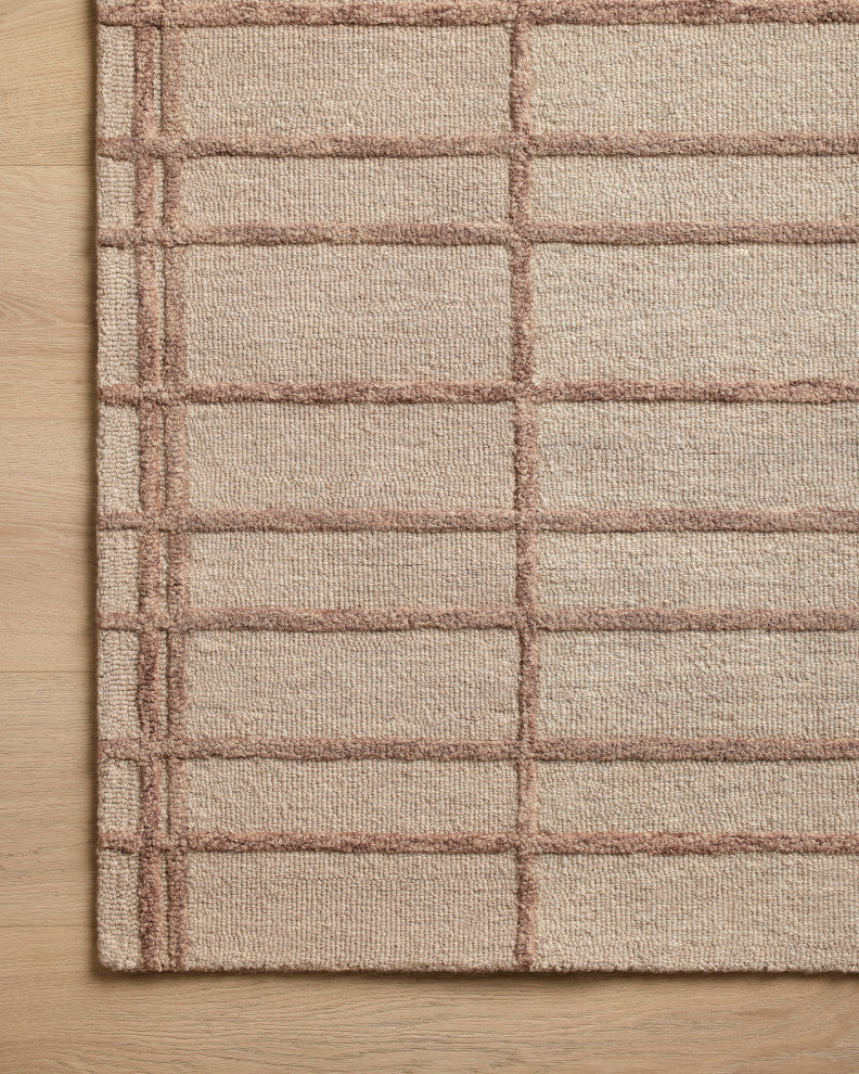 Chris Loves Julia x Loloi Bradley Rose / Blush 7'-9" x 9'-9" Area Rug