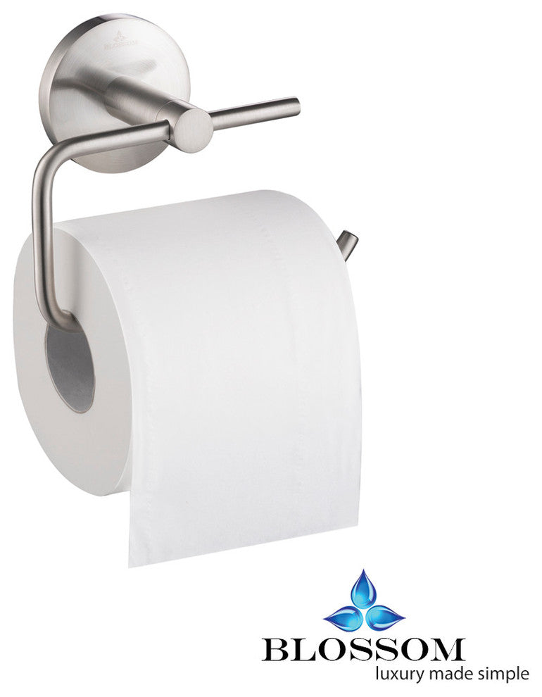 Blossom Toilet Tissue Holder, Brushed Nickel