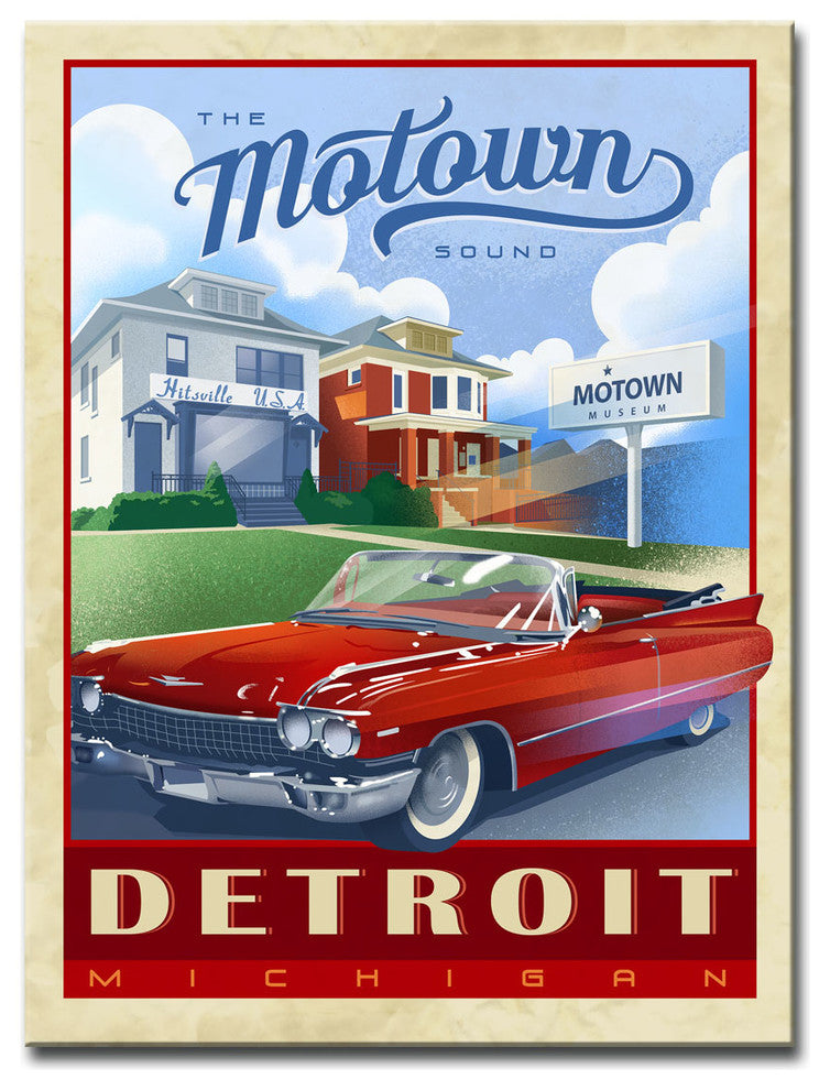 Canvas Art ''Motown, Detroit'' by Dorothea Taylor, 20x16