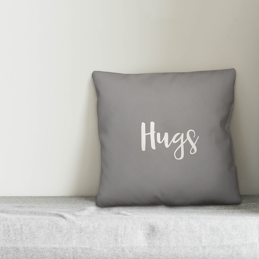 Hugs 16x16 Throw Pillow