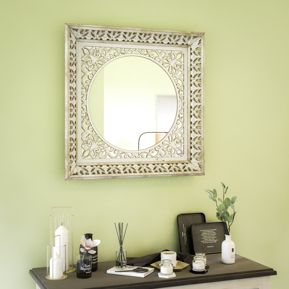 Kenroy 60578WHWDG Mirror, Mariane