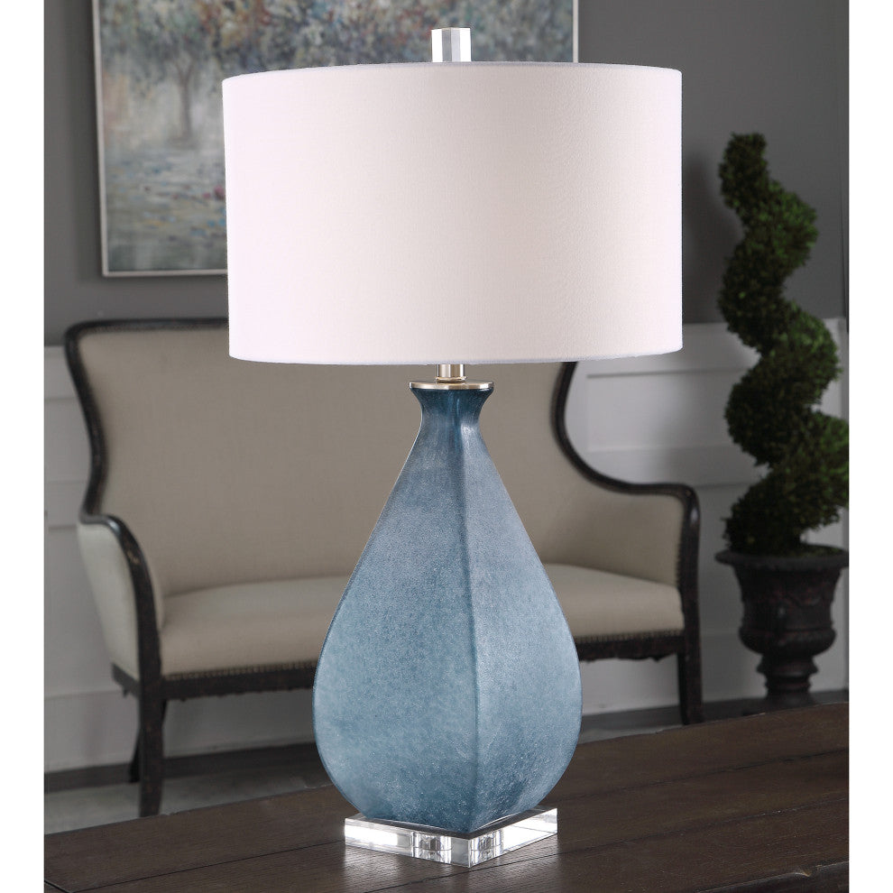 New Uttermost Atlantica Ocean Blue Lamp