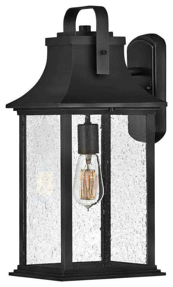 Hinkley Grant Medium Wall Mount Lantern, Textured Black