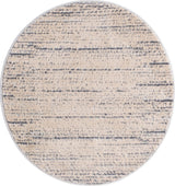 Unique Loom Oasis Calm Area Rug, Cream, 3' 0 X 3' 0 Round