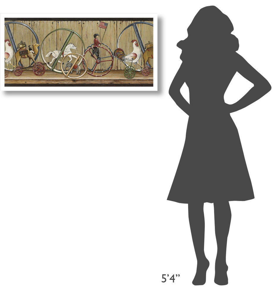 "Parade Day" Digital Paper Print by David Carter Brown, 38"x19"
