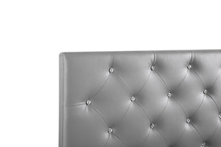 Novo 2 Headboard, Light Gray, Full