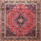 Ahgly Company Indoor Square Traditional Area Rugs, 7' Square