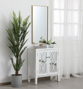 Elegant Monet Metal Frame Rectangle Mirror 18" MR41836BR - Brass