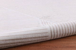 Low-Pile Faron Beige/Ivory Rug, Beige, 5'3"x8'