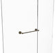 Waverly Place 18" Shower Door Towel Bar, Antique Brass