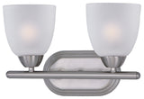 Maxim 11312 Axis 13"W Bath Light - Satin Nickel / Frosted Glass