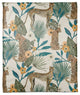 Tropical Cheetah White 50x60 Coral Fleece Blanket
