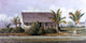 William Aiken Walker Cottage on Beach With Palm Trees Wall Decal