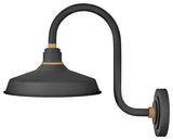 Hinkley Foundry Classic Medium Tall Gooseneck Barn Light, Textured Black