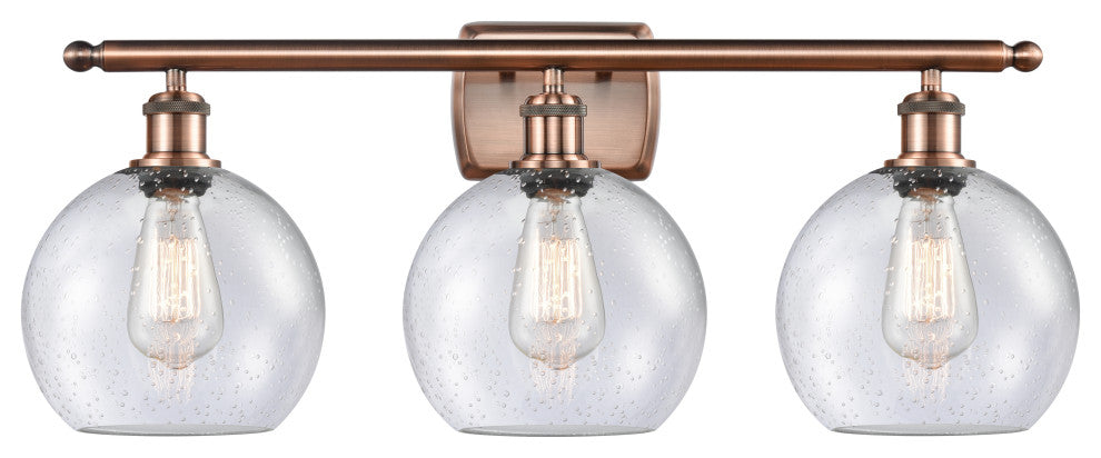 Innovations Lighting 516-3W-AC-G124-8 Athens 3 Light 26" Bath Vanity Light