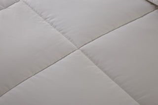 All Season Microfiber Down Alternative Comforter, White, Twin