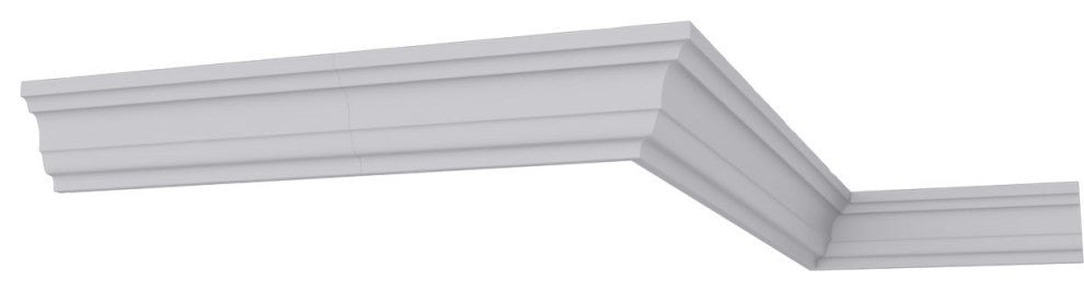 7/8"Hx5/8"Px96 1/8"L,1 1/8" Repeat, Edinburgh Traditional Smooth Crown Moulding
