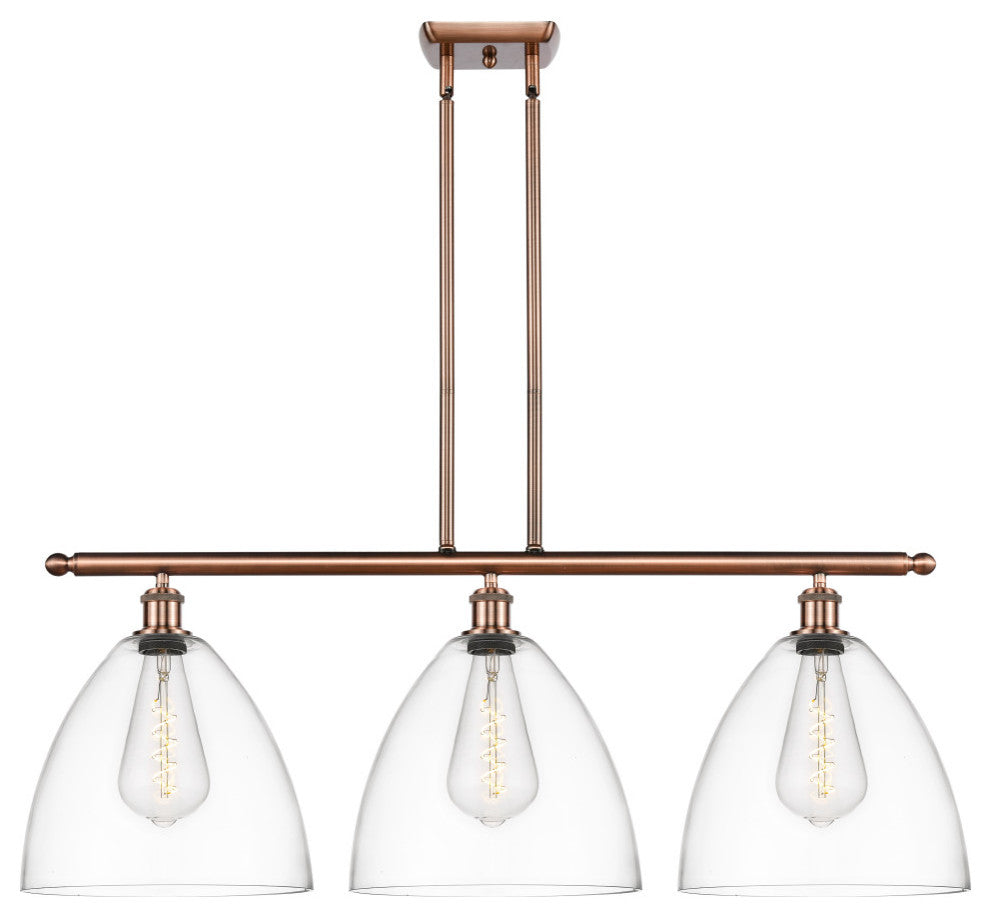Innovations 516-3I-AC-GBD-122-LED 3 Light Island Light, Antique Copper