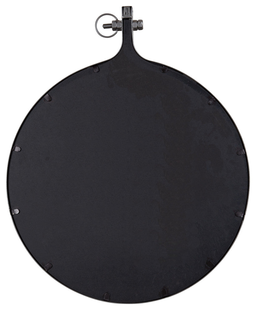Yitro Metal Framed Wall Mirror, Gray 23.5x28.5