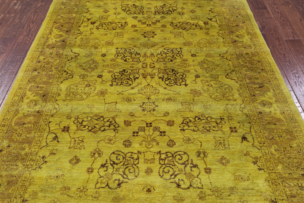 6' 2" X 8' 9" Hand-Knotted Full Pile Overdyed Rug - WR1316