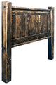 Big Sky Collection Rugged Sawn Panel Headboard, Twin, Jacobean Stain