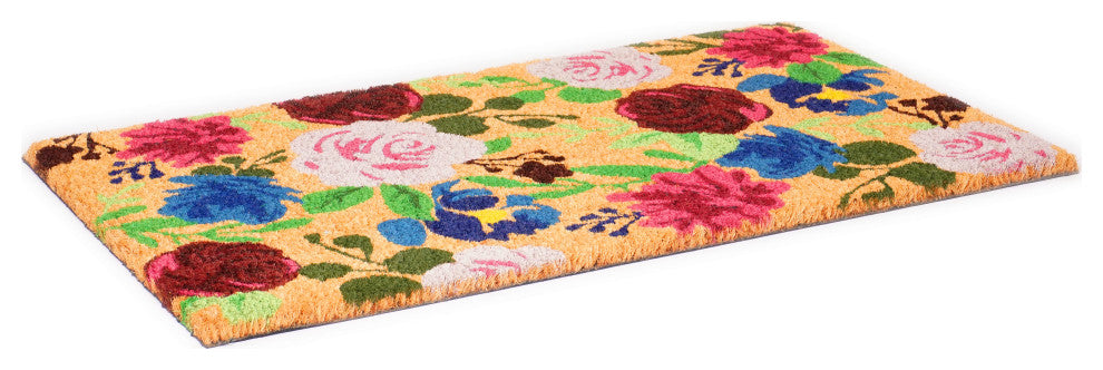 Calloway Mills Boho Flowers Doormat, 24" X 36"