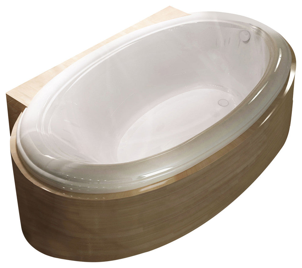 Atlantis Whirlpools Petite 44 x 78 Oval Soaking Bathtub