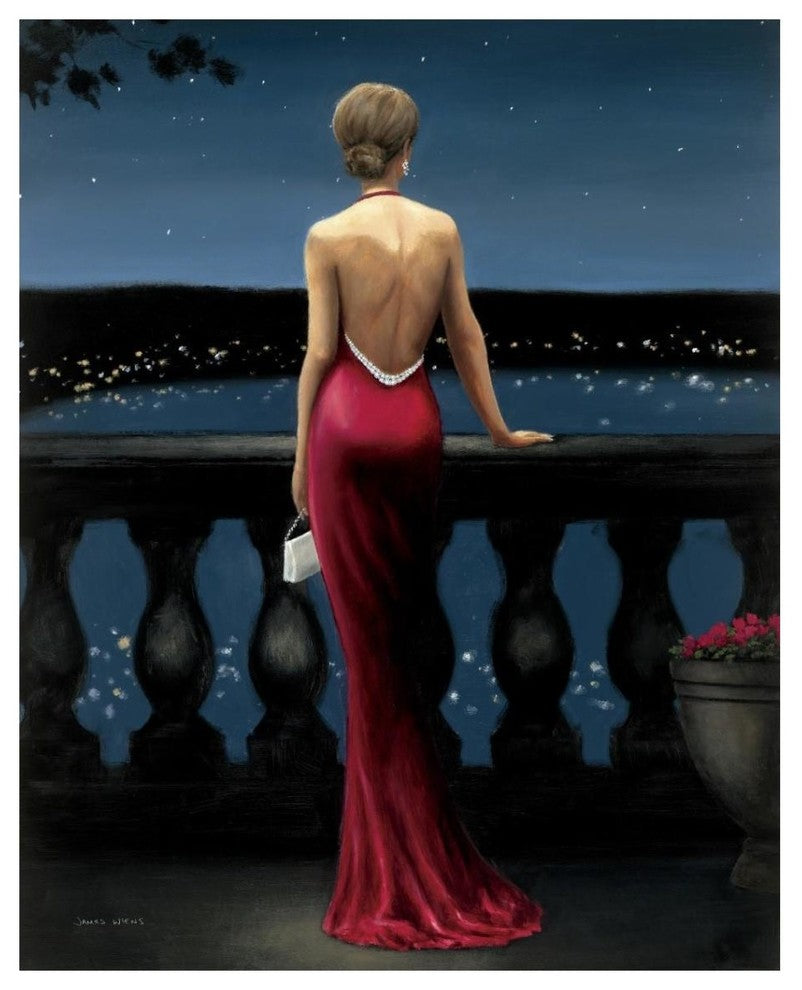 "Thinking of Him" Digital Paper Print by James Wiens, 30"x37"