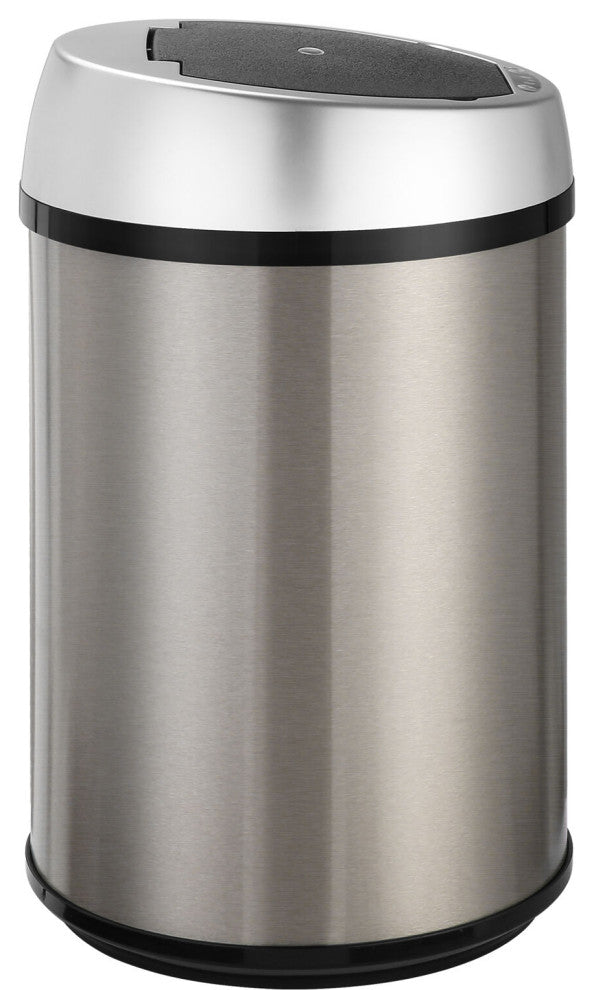 12-Liter / 3.1-Gallon Trash Can With Sensor Lid, Stainless Steel