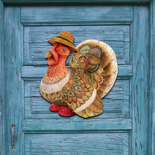Thanksgiving Tom The Turkey Door Hanger
