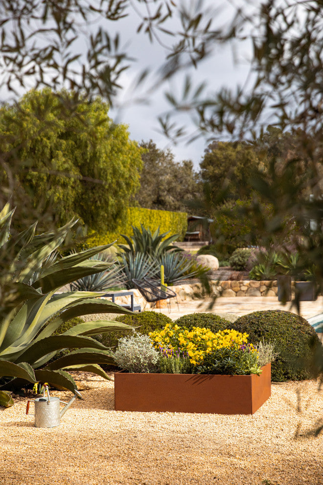 Metallic Series Corten Steel Raised Garden Bed