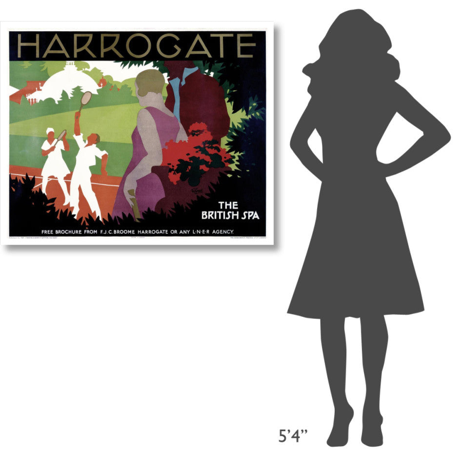 "Harrogate" Digital Paper Print by Tom Purvis, 42"x34"