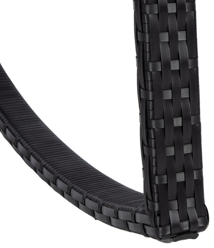Safavieh Outdoor Daire Rocking Chair Black/White Cushion